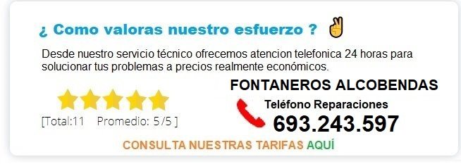 fontanero Alcobendas precio